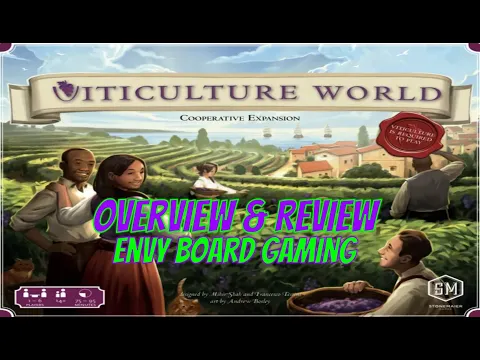 Viticulture World Board Game Overview & Review