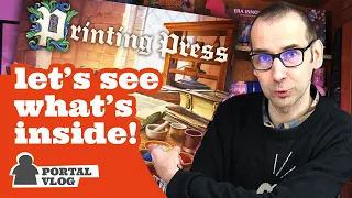 Unboxing Printing Press! | Portal Games Vlog #119