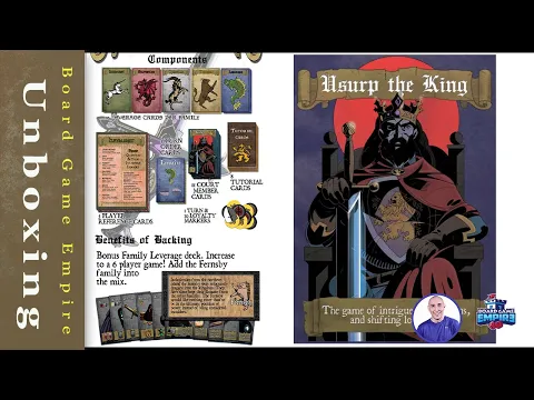 Usurp the King Unboxing - DPH Games Inc