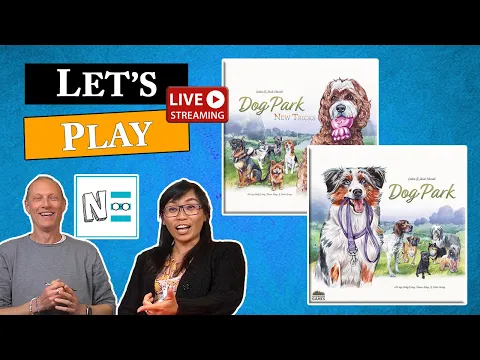 How to Play DOG PARK - NEW TRICKS - Live Board Game Playthrough & Review e146