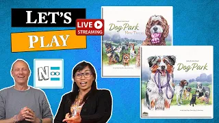 How to Play DOG PARK - NEW TRICKS - Live Board Game Playthrough & Review e146