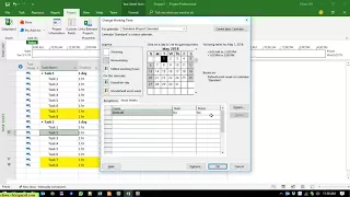 #11 Changing default working hours from 8 hours to others time in Microsoft Project