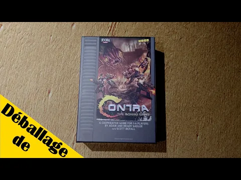 Déballage de Contra The Board Game