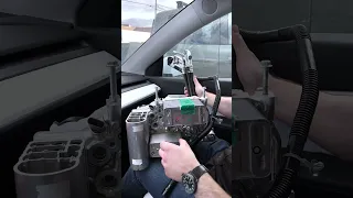 Tesla Service Mode - HVAC visualization #Shorts