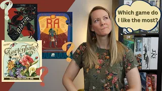 RA vs. GARTENBAU vs. BLAZON | Which Is My Favorite of These 25 Century Game Releases?!