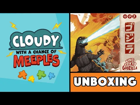 King of Tokyo Godzilla Unboxing - Cloudy with a Chance of Meeples