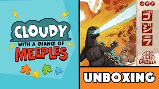 King of Tokyo Godzilla Unboxing - Cloudy with a Chance of Meeples