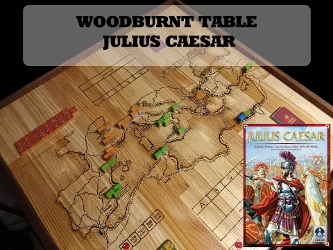 "One way to fix the thin board!" CUSTOM WOODBURNT TABLE