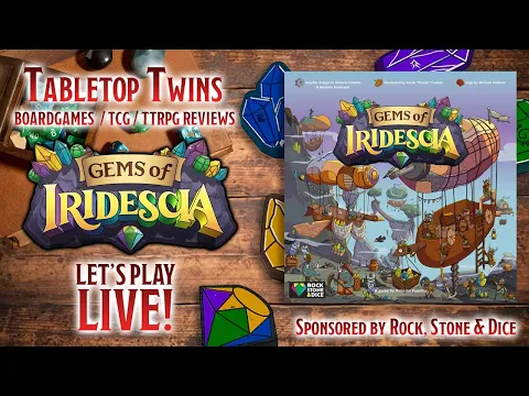 [TABLETOP TWINS] Gems of Iridescia from Rock, Stone and Dice Games (Yuki & Yuna | Twin Vtubers)