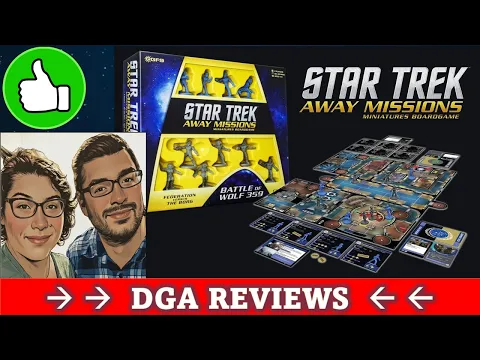 DGA Reviews Board Games: Star Trek: Away Missions (Cozy Game Night)