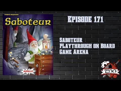 Saboteur Playthrough On Board Game Arena
