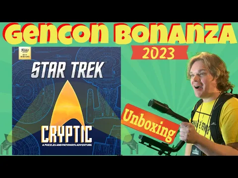 Star Trek: Cryptic - A Puzzles ANd Pathways Adventure Hot Game Unboxing At Gen Con 2023