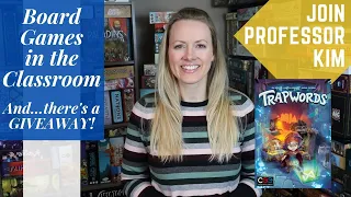 TRAPWORDS | A Smart Word Game for Teams! A Professor Kim Overview & Giveaway!