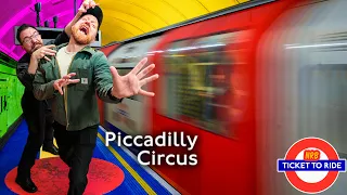 We played TICKET TO RIDE on the LONDON UNDERGROUND | House Rules