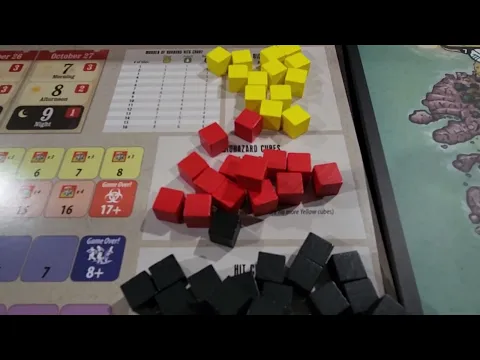 The Plum Island Horror Game Setup #plumisland #gmt #boardgames #boardgaming