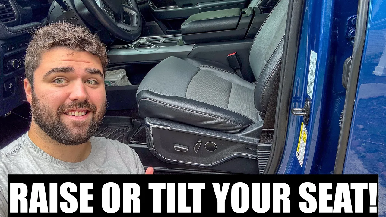 Making My F150 More Comfortable! Seat Jackers To Raise Front of Seat For More Thigh Support