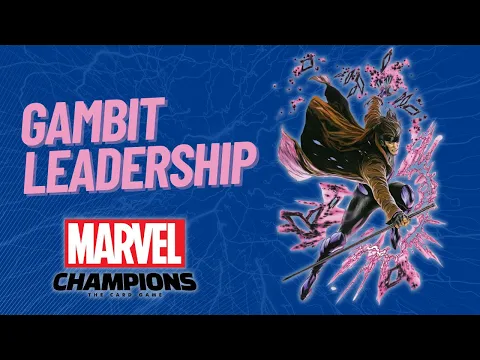 Marvel Champions Gambit Leadership Vs. Expert Mansion Attack