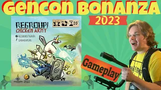 Regroup! Chicken Army Gameplay at Gencon 2023 *2 Player*
