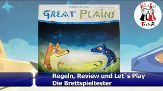 Great Plains von Lookout Spiele - Regeln + Review und Let´s Play - Brettspiel - Die Brettspieltester