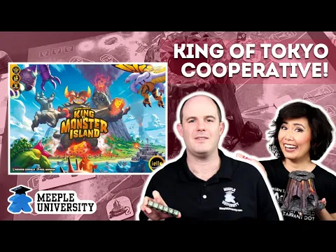 King of Monster Island king of tokyo cooperative board game review overview