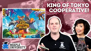 King of Monster Island king of tokyo cooperative board game review overview