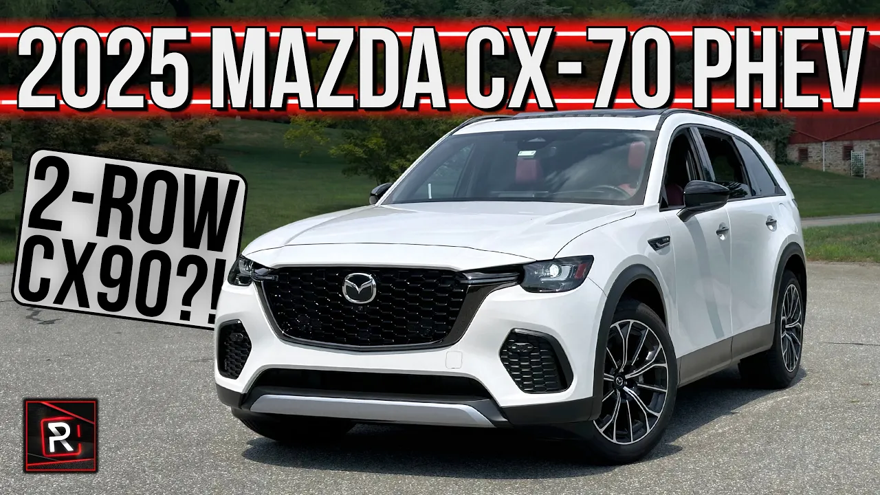 The 2025 Mazda CX-70 Premium Plus Is A Voluminous & Classy Plug-In Hybrid SUV