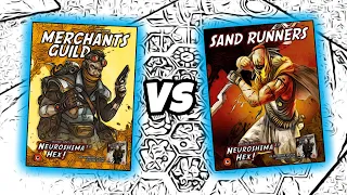 Eternal Grudge | S03E05 | NEUROSHIMA HEX - MERCHANTS GUILD vs SAND RUNNERS | Gameplay