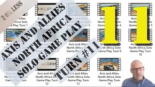 Axis and Allies North Africa Solo Game Play: Part 11
