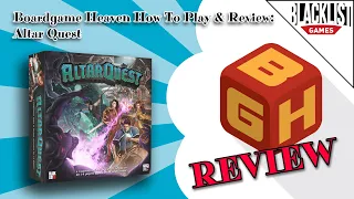 Boardgame Heaven How To Play & Review 145: Altar Quest (Blacklist Games)