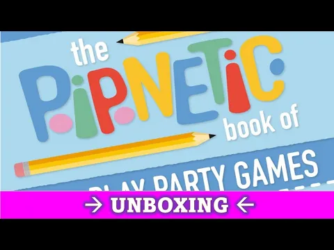 DGA Unboxes Board Games: The Pipnetic Book of Cut & Play Party Games - Drawing Edition