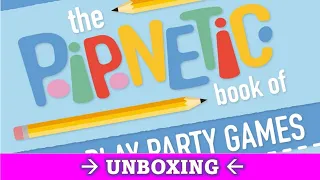 DGA Unboxes Board Games: The Pipnetic Book of Cut & Play Party Games - Drawing Edition