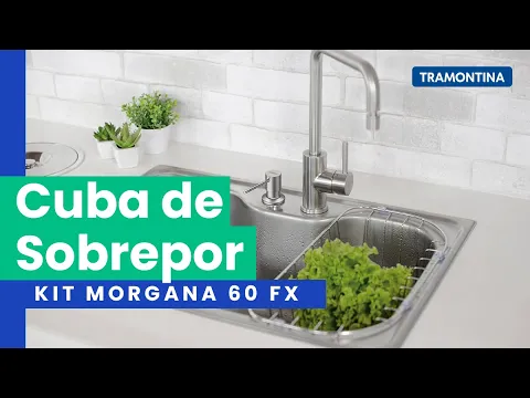 Cuba de Cozinha Simples Aço Inox 69x49cm Morgana Tramontina