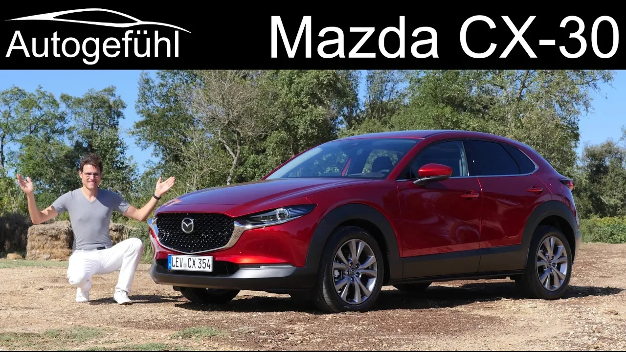 Mazda CX-30 FULL REVIEW new SUV Skyactiv-G vs new Skyactiv-X comparison - Autogefühl