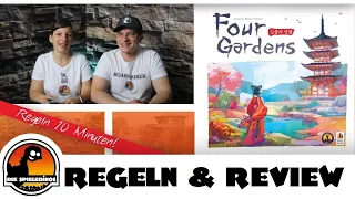 Four Gardens ( Im Schatten der Pagode ) Regeln in 10 Minuten + Rezension