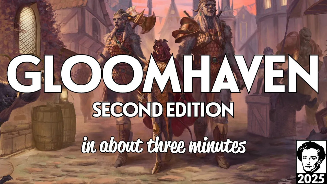 Gloomhaven in about 3 minutes - Board game review - 2nd edition