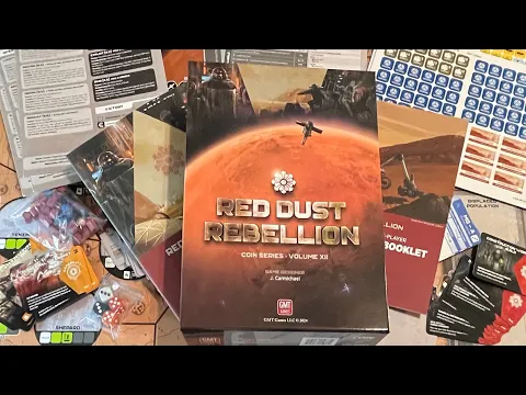 Red Dust Rebellion (GMT) - Unbox & Overview - COIN Vol. XII