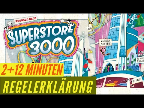 Superstore 3000 Regeln Anleitung Erklärung Regelvideo Brettspiel 2024
