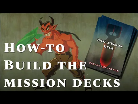Mission Deck Creation in Through Hell And Back- WW2 Solo board game