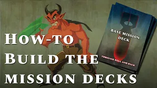 Mission Deck Creation in Through Hell And Back- WW2 Solo board game