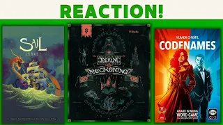 Reacting to The Dice Tower's "Mega Announcements"