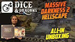 Dice and Dragons - Massive Darkness 2 Hellscape All-In Unboxing