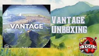 Vantage Board Game Unboxing | Exploration Components & First Look