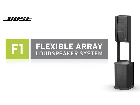 Product video thumbnail for Bose F1 System with Dual 812 Powered Speakers &amp; F1 Subwoofers