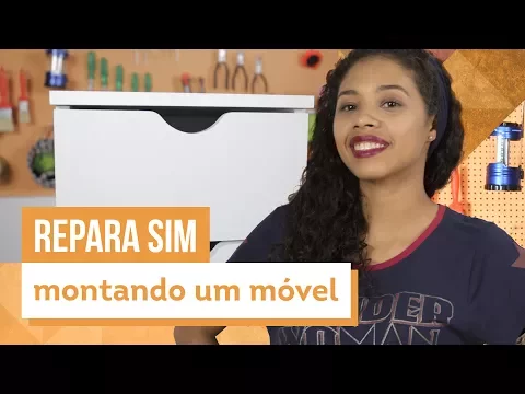 Gaveteiro de Chão 55x30x40cm Madeira Branca Multivisão