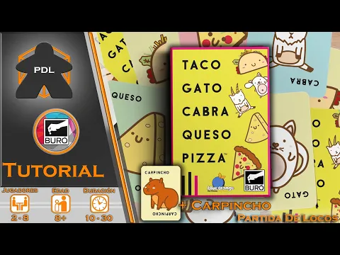 Taco Gato Cabra Queso Pizza + Carpincho Promo | Tutorial | Buró | Partida de Locos |