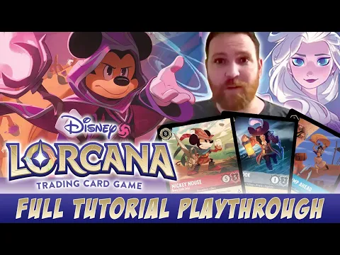 Disney Lorcana TCG: Tutorial Gameplay [UNOFFICIAL INFO]