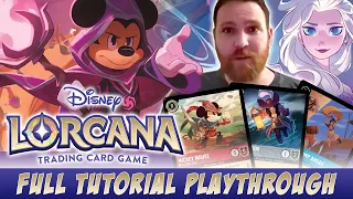 Disney Lorcana TCG: Tutorial Gameplay [UNOFFICIAL INFO]