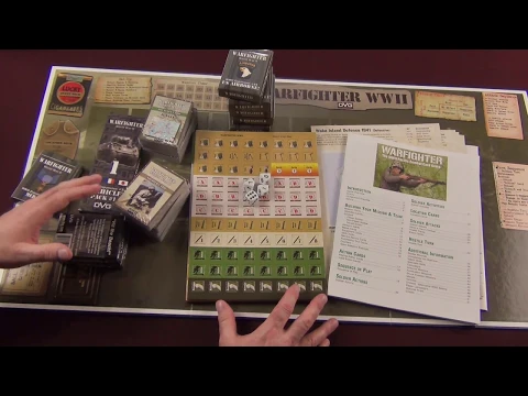 Warfighter - The WWII Pacific Combat Card Game from Dan Verssen Games Preview