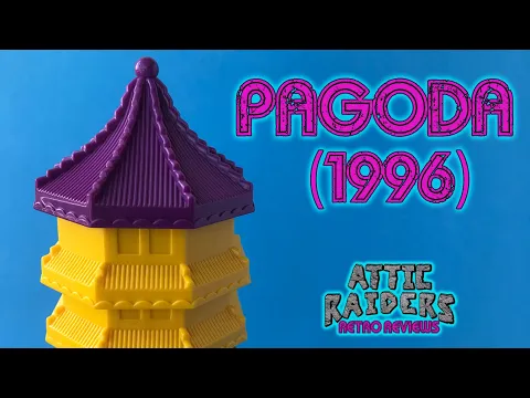 Pagoda (1996) by Peter Pan - Oriental Tower Building Vintage Board Game Review - Tower of Hanoi