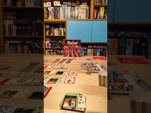 Popcorn: The movie theater board game you need to play #boardgames #gaming #shorts